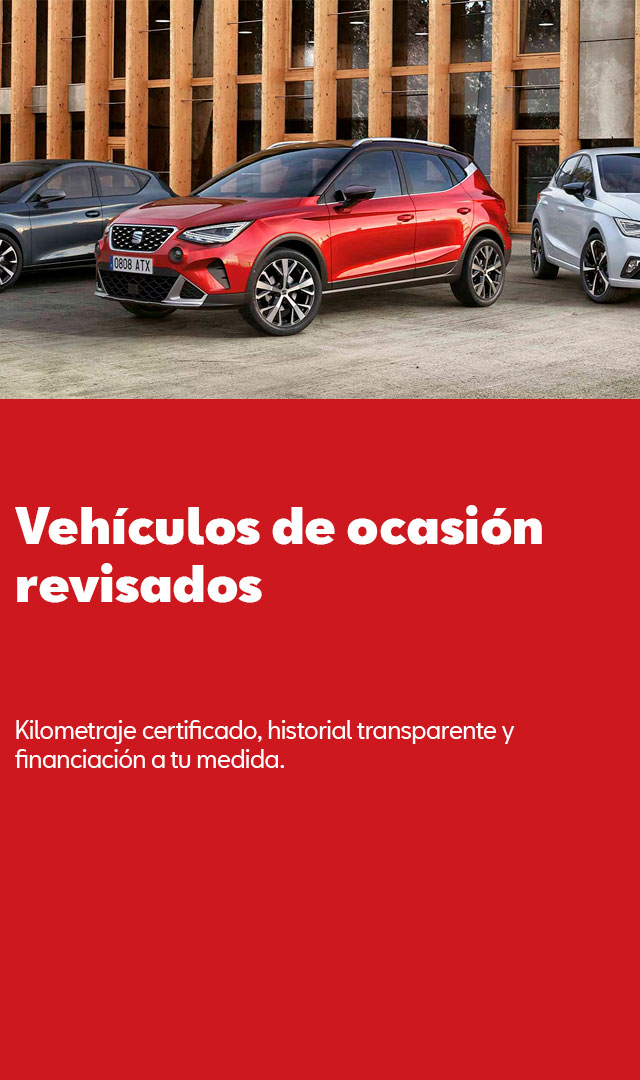 Vehículos de ocasión revisados Kilometraje certificado, historial transparente y financiación a tu medida.